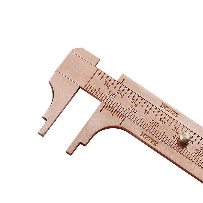 家柏飾(CORATED)銅卡尺 便捷式迷你游標(biāo)尺 古玩量具 文玩測量尺子 復(fù)古銅卡尺